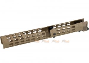 5ku 13.6 inch vs24 keymod handguard lct  ghk akm ak74 series tan