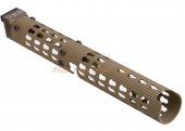 5ku 13.6 inch vs24 keymod handguard lct  ghk akm ak74 series tan