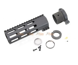 rgw 7 inch qd takedown system mlok rail handguard connector base marui m4 mws gbbr bk