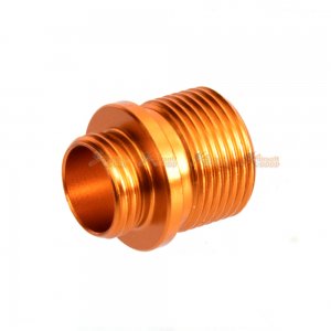 11mm(CW) to 14mm(CCW) Barrel Adapter for  Airsoft GBB (Orange)