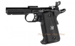 EMG / SAI RED 1911 Aluminium Alloy Lower Frame Grip for WE, EMG 1911 Airsoft GBB (Black)