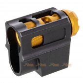 mita t style compensator 14mm ccw flash hider m17 Mp9 m9 1911 m92F g34 hicapa series gbb black