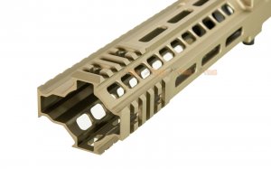 5ku 9.8 inch mk15 rail handguard 416 aeg gbb desert dirt color