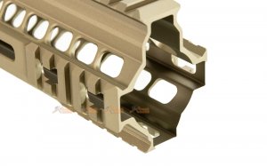 5ku 9.8 inch mk15 rail handguard 416 aeg gbb desert dirt color