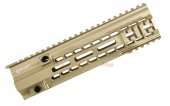 5ku 9.8 inch mk15 rail handguard 416 aeg gbb desert dirt color