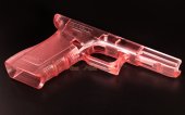 polymer rtf lower grip frame marui g17 gen3 series gbb pink