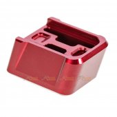 MITA Aluminium Magazine Base for Marui & WE G Series GBB (Red, Thick Type)