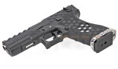 armorer works hex cut g18c gbb pistol black slide frame