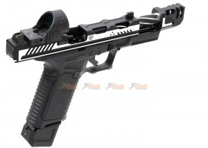 high end version emg strike industries ark17 g17 gbb pistol compensator rmr red dot sight black