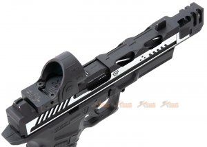 high end version emg strike industries ark17 g17 gbb pistol compensator rmr red dot sight black