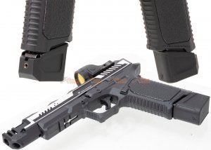 high end version emg strike industries ark17 g17 gbb pistol compensator rmr red dot sight black