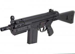 JG Tokyo Marui Clone T3 SAS-G Shorty RIS Airsoft AEG Rifle w/ Full Stock