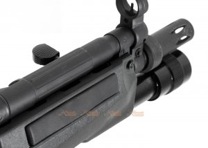 classic army mp5a5 aeg smg forend weaponlight black