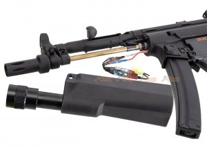 classic army mp5a5 aeg smg forend weaponlight black