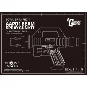 show guns beam spray gun kit aap 01