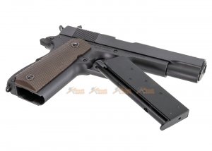 cybergun colt 1911 gbb pistol black by we