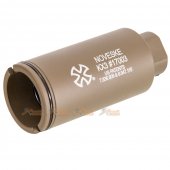 EMG NOVESKE KX3 ADJUSTABLE SOUND AMPLIFIER FLASHHIDER (COLOR: FLAT DARK EARTH TAN / 14MM NEGATIVE)