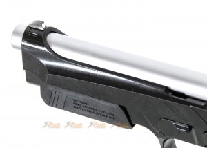 we m92f semi gbb silver barrel black frame