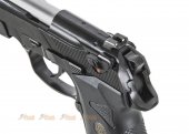 we m92f semi gbb silver barrel black frame