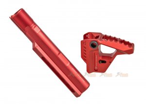 Strike Industries Viper Stock (Red) & Advanced Receiver Extension (Red)  for WA/VFC/GHK/VIPER M4 GBBR