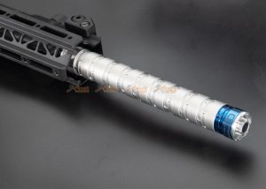 rgw erector dummy silencer 14mm ccw aaP01 we galaxy kc-02 silver