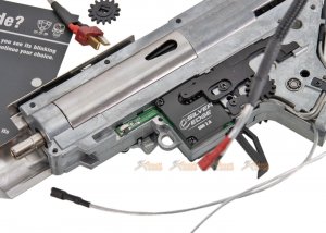 emg esilver edge gearbox for emg by aps ver2 m4 airsoft aeg rifles rear wired