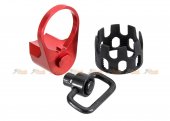 metal buttstock tube lock ring qd sling mount ghk m4 gbb red