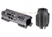 g&p cqb railed handguard with sai qd system for tokyo marui g&p m4 m16 aeg gbb rifle gray