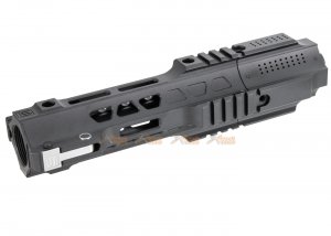 g&p cqb railed handguard with sai qd system for tokyo marui g&p m4 m16 aeg rifle black