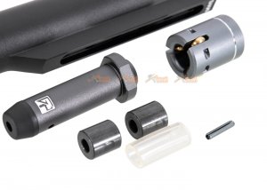 g&p gbb roller bolt with marui m4 mws 5 position buffer tube set