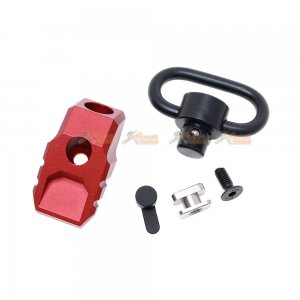 g&p adjustable qd sling swivel for m-lok keymod system red