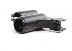 hephaestus steel front sight block type a with 14mm cw barrel adapter for ghk lct ak aeg