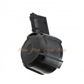 GK Tactical 400rds Drum Magazine for Tokyo Marui MWS M4 GBBR - Black