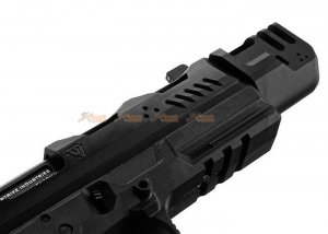 emg strike industries emg ark-17 gbb with detachable compensator black