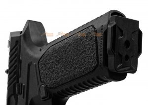 emg strike industries emg ark-17 gbb with detachable compensator black