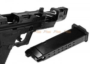 emg strike industries emg ark-17 gbb with detachable compensator black