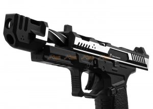 emg strike industries emg ark-17 gbb with detachable compensator 2 tone