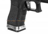 we tech g18c t3 gbb pistol silver black silver