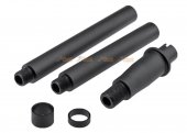 Dytac Modular Outer Barrel Medium Length Kits for Tokyo Marui MWS GBBR -Black