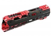 Strike Industries GRIDLOK 8.5 inch Main Body with Sights and (Red) Titan Rail Attachment  for VFC / Systema PTW M4 Airsoft Gun AEG/ GBBR