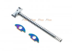 COW AAP01 Aluminum Guide Rod Set for AAP01 GBBP - Silver