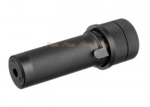 5ku pbs-1 mini suppressor 24mm cw with spitfire tracer for lct ghk ak aeg gbb black