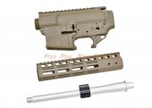 EMG Noveske Licensed NSR 9'' Rail M-LOK Gen3 N4 Receiver Kit for Marui TM M4 MWS GBB (CERAKOTE DE)