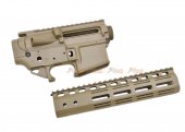 emg noveske licensed nsr 9\'\' rail m-lok gen3 n4 receiver kit for marui tm m4 mws gbb cerakote de