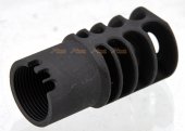 5KU RRD-4C AK Style 24mm CW Airsoft Muzzle Devices Flash Hider -Black