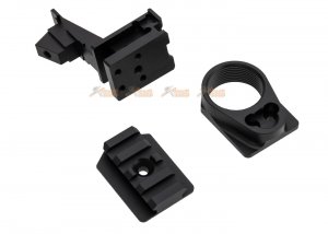 EMG Rifle Dynamic Airsoft AK to M4 Stock Adaptor Assemble for Marui TM AKM GBBR -Black