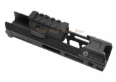 slr airsoftworks 6.5” light mlok ext extended handguard for tokyo marui akm gbbr