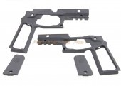 AW CUSTOM 1911 Rail Add On Kit For AW NE/ WE 1911 GBB (Non-Railed Ver.) - Grey