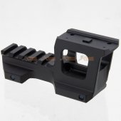 AGG High Rise Mount for T1/T2 Airsoft Red Dot Optics (Black)