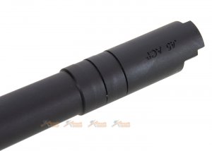 5ku m11 4.3 inch stainless outer barrel for marui hi-capa gbb black